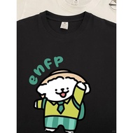 [Little Yellow + Little White] MBTI Type Six Personality Little Butterfly Short Sleeve T-Shirt Pure 