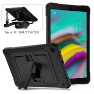 Samsung tab a 10.1 case Hard Plastic Silicone Protective Coverfor Samsung Galaxy Tab A 10.1 2019 SM-T510 T515 Tablet Cover Stand Case for Samsung T510 T515 Tab A 10 1 Case 2019