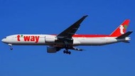 <飛機先生> Phoenix1/400 T' way Air Boeing777-300ER HL8706