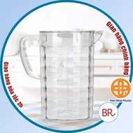 2 liter water bottle, Viet Nhat glass mug (MS:6056), Transparent high heat resistant water bottle wi