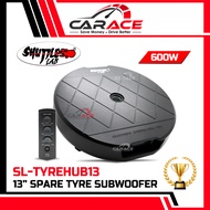 SHUTTLE LAB Subwoofer 13inch Spare Tyre Active Subwoofer 600W Car Woofer Tire Kereta SL-TYREHUB13