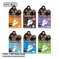 ( แท้ 100 % ) ส่งไว OUKU USD1 USB FLASH DISK แฟลชไดร์ฟ ที่เก็บข้อมูล ทีสำรองข้อมูล 2GB/4GB/8GB/16GB/