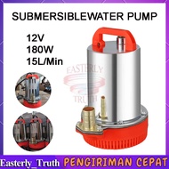 Mesin Pompa Air 180W Pompa Celup Air Kotor Otomatis DC12V Pompa Pendorong Tekanan Air Booster Pump