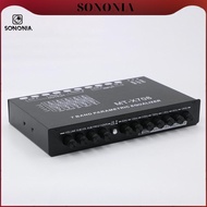 [SONONIA] 7 Band Parametric Equalizer, 7 Band Car Audio Equalizer, 12V Subwoofer GAIN