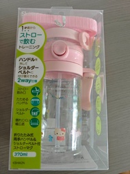 Skater Hello Kitty 兒童水壺 baby mug straw 直飲吸管 日本限定