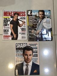 二手英文雜誌，男性時尚雜誌［CHRIS PINE，SHARP，Men’s Fitness 英國版，esquire UK］