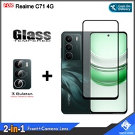 2in1 Tempered Glass Front and Camera Lens Package Realme 15T C71 C75x C75 Realme 14 5G 14T Realme C5