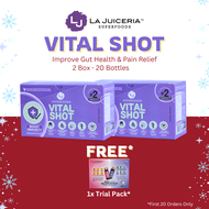 La Juiceria Superfoods Vital Shot Immunity Twin Pack (20 Bottles) - Ginger Lemon Honey Health Shot |