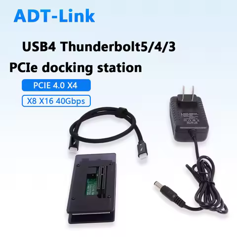 USB4 Thunderbolt 5 4 3 TB5/4/3 External GPU Docking Station 40Gbps PCIe 4.0 X4 X8 X16 Adapter Board 