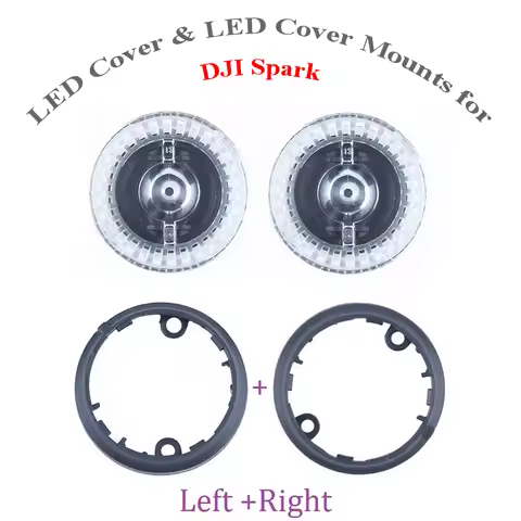 Spark LED Cover & LED Cover Mounts Sets Repair Parts For DJI Spark Drone Lampshade Replacement Acces