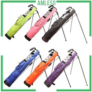 [Amleso] Golf Bag with Stand, Golf Bag with Stand, Golf Bag, Golf Club Carrying Bag, Golf