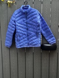Not Muji Leaveland  長袖 羽絨外套 long sleeve longsleeve down jacket blue  colour 95% new 100% real Size: 
