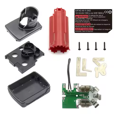 For Milwaukee 48-11-2411 Li-ion Battery M12 12V 3Ah 4Ah Battery Plastic Case (no battery cell ) PCB 