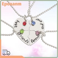 EPEAAMY 4 Bff Love Necklace Creative Friend Necklace