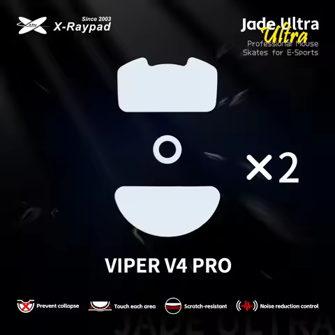 Mouse Feet Jade Ultra Viper V4 PRO X-Raypad Jade Ultra Masterful Viper V4 PRO Mouse Skates Mouse Gli