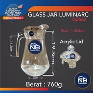 Luminarc Pitcher 1.3L Glass Pitcher Water Jug Glass Jug