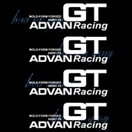 ADVAN RACING GT Spoke sticker Rim sticker