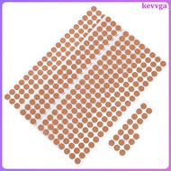 500 Pcs Furniture Pads Anti Mat Cork Adhesive for Wall Art 1.20X1.20X0.10CM Light Brown kevvga