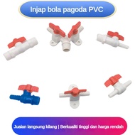 Car Truck Modified Brake Sprinkler Accessories Plastic Blue White Small Ball Valve 4 Points Faucet 8