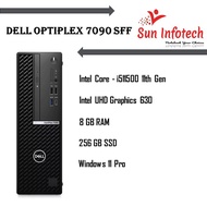 Dell Optiplex 7090 SFF i5-11500 11th Gen 8Gb Ram 256GB SSD windows 11 pro MS office 2021 [Refurbishe