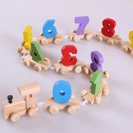 Wooden Number 0-9 Children 's Educational Toys