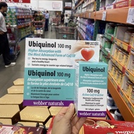 Ready Stock Canada Webber Webber Ubiquinol Panthenzyme Q10 Capsules Cardiovascular Health Care 100 C