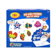 Bộ đồ chơi đúc tượng và tô màu sinh vật biển Star Kids K-132