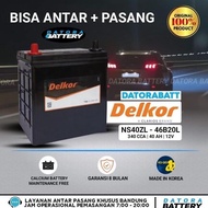 Honda Mobilio Car Battery, Delkor Mf Ns40Zl 12V 35Ah Battery Made In Korea