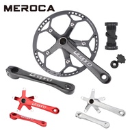 MEROCA Folding Bike 170mm Crank 130Bcd 45 47 53 56 58T Chainring Bmx Bicycle Litepro Hollow Crankset