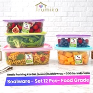 [DOZEN] Lunch Box Sealware Aeries 3500 2700 1500 100 850 750 ML - Food Grade Container Souvenir Gift