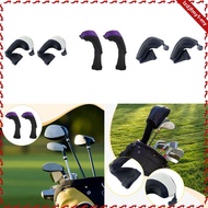 [LzdjfmybfMY] 2 Pcs Golf Club Head Covers Hybrid Premium Scratch Resistant Portable Golf Accessories