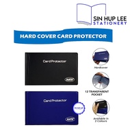 HATA Hardcover ID Card Holder Card Protector Transparent PVC Pocket / Credit Card / IC / SS Card Cov