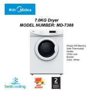 Midea MD-7388 Dryer (7kg) Venting Dryer/Electronic Control