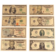 Koleksi/Souvenir Gold Foil Dollar Amerika