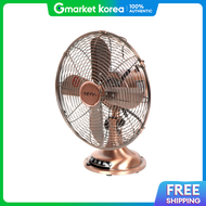 Hanbit 12-Inch Retro Metal Fan Hv-M2612 for Home Desk Office Camping H