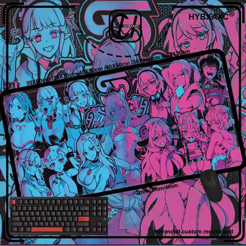 Waifu Cups Season 5 Anime Large Mouse Pad Rise Of The Thorns PlayMat Office Mousepad 1000x500mm Game