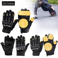 Skate Downhill Skateboard Gloves Long Board Slider Skateboard Turning Gloves Slide Brake Gloves With Slider Skate Accessories Skateboard Parts