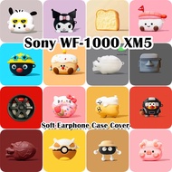 READY STOCK!For Sony WF-1000 XM5 Case Casing Soft Silicone Anti-fall Cartoon Earphone Case NO.2