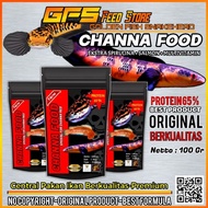 Channafood Red Channa Feed Channa 100gr Original