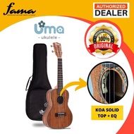 [FAMA][KOA SOLID TOP + EQ]UMA UKULELE 26 TENOR ACACIA KOA SOLID TOP UMA UK-15ST