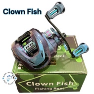 🔥FREE TALI BENANG🔥CLOWN FISH AT200 REEL BC Kayuh Kiri Only (Ada Bunyi Drag Kikker)