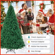 Christmas tree 4ft/5ft/6ft/7ft/8ft/9ft makapal set christmas decorations for home set