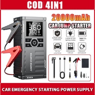 4 in 1 20000mAh Car Jumper Car PowerBank Multi function Car Pump Starter Car Tyre Jumper Kereta