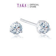 TAKA Jewellery 0.20ct Round Brilliant Lab Grown Diamond Earrings 10K Gold