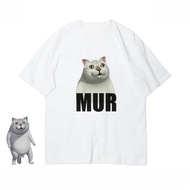MUR Sand Sculpture Silly Cat Short Sleeved T-Shirt, Muir Silly Cat, Silly, Silly, Cute, Devilish, Du