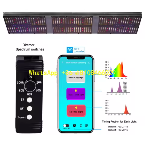 Plant LED Grow Lights 4*4 Hydroponic for Indoor Garden Plant360W LM 301H 281B LM301H LM301B Full Spe