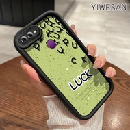 YIWESAN Casing Hp OPPO F9 F9 Pro A7x Realme 2 Pro Realme U1 Case Pola Keberuntungan dan Kebahagiaan