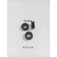 Round Motorcycle Body Rubber Grommet Body width 19mm thickness 7mm hole 9mm