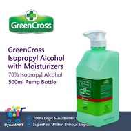 Hot [500ml] GreenCross 70% Isopropyl Alcohol with Moisturizers 500ml Green Cross Alcohol (Free Gift)