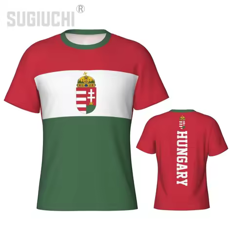 Tight Sports T-shirt Hungary Flag Hungarian 3D For Men Women Tees jersey Clothes Soccer Football Fan